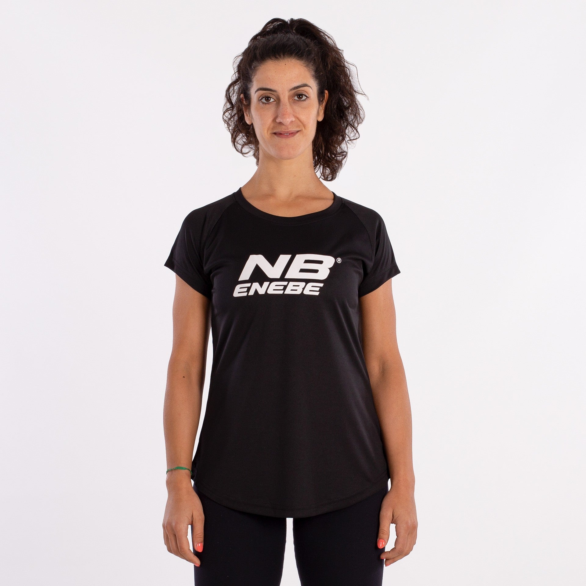 Enebe Women's Zircon T-shirt Negro