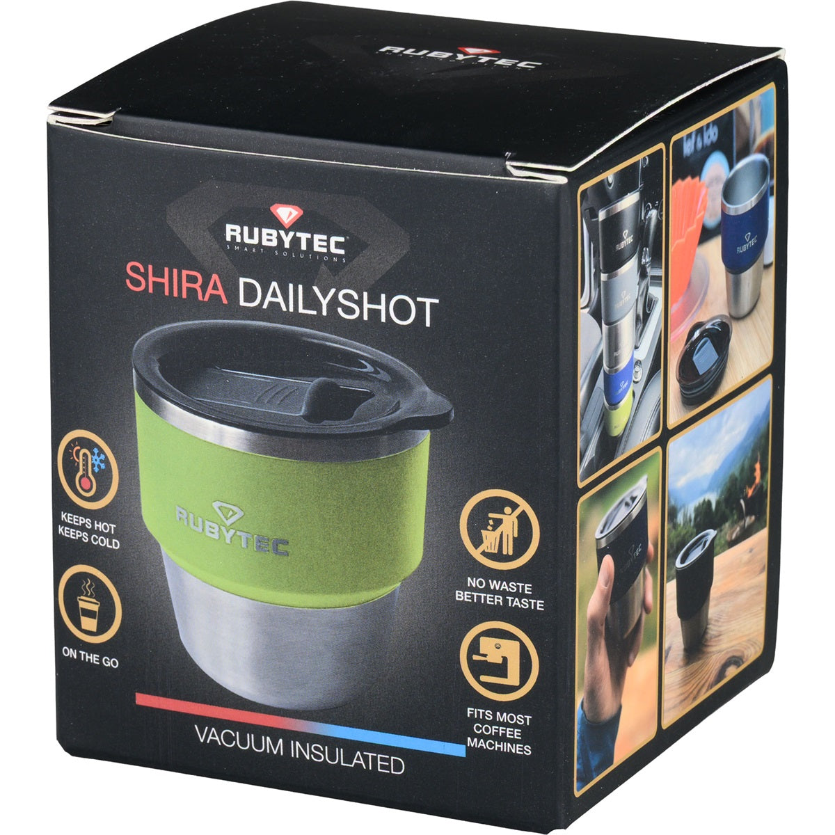 Rubytec Shira Dailyshot 0.175l Olive (4-pack)