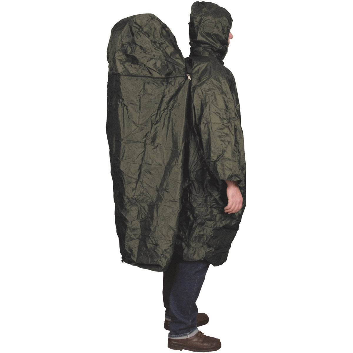 Travelsafe Poncho Zipper Extension S/m Green