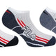 Чорапи Fila 3-pack Sneaker White-navy 43-46