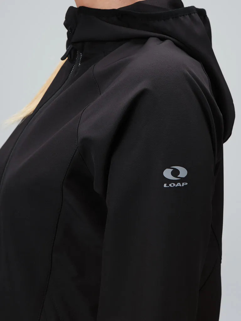 Dámská softshellová bunda Loap Ursa Blk Black