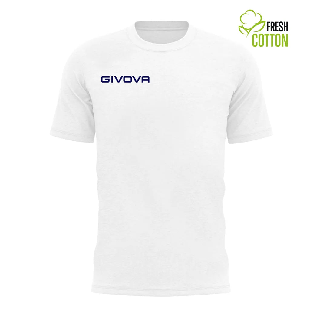Camiseta de Algodón Givova Fresh Blanco Blanco