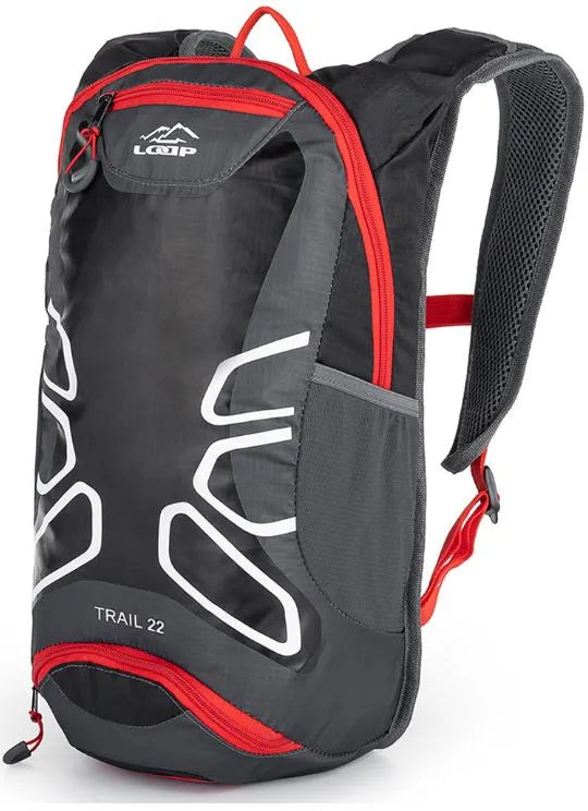Zaino da ciclismo Loap Trail 22 Blk-rosso Nero