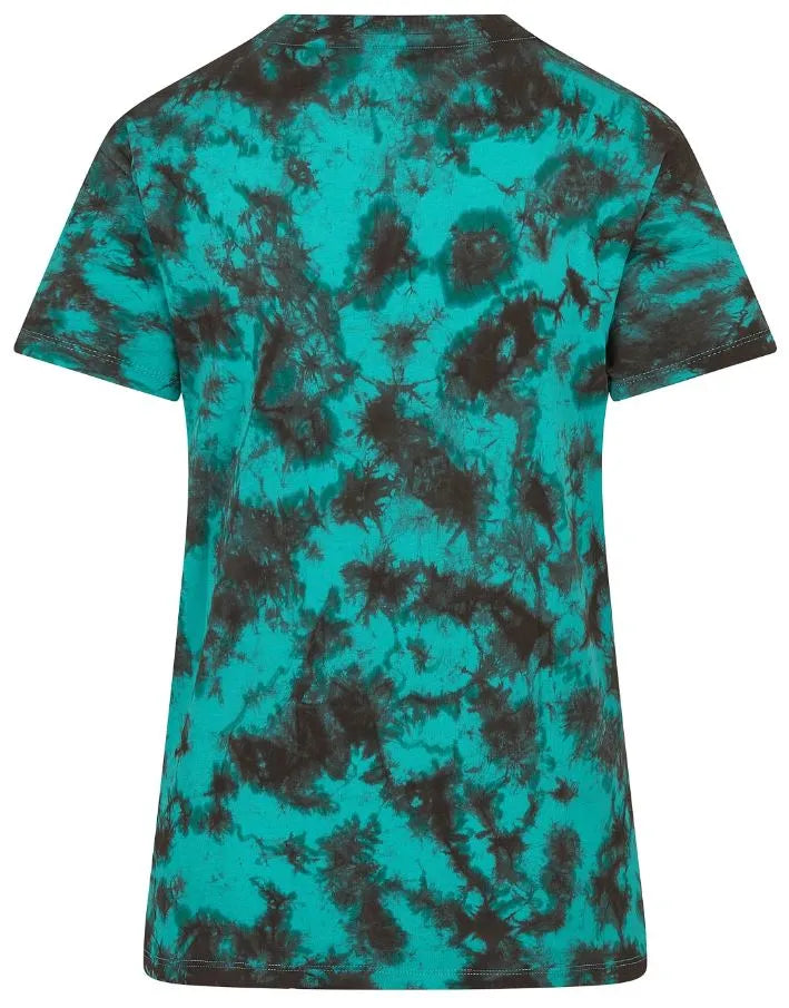 Camiseta Feminina Mercedes Wmns Mapf1 Fw Tie Dye Camiseta Multicolor Verde