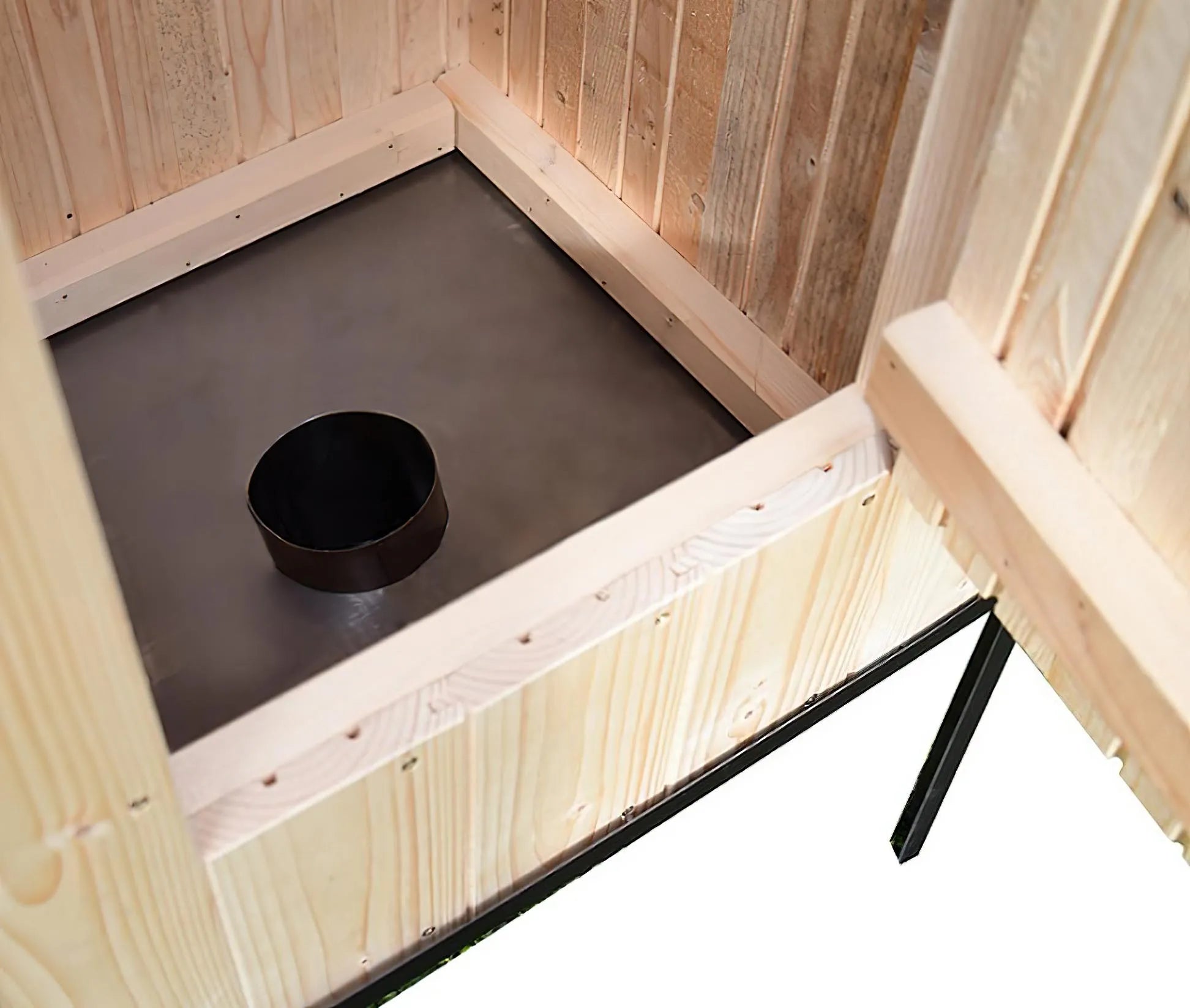 Gairdín smokehouse tohos iomlán a leagtar beag 59x49x110 cm