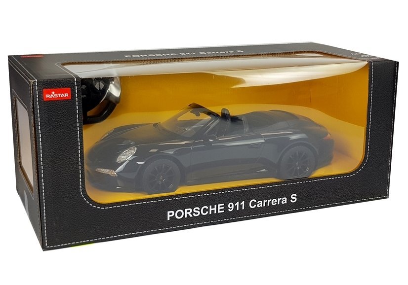 Porsche 911 Carrera S Remote Control Car Rc Rastar Black 1:12