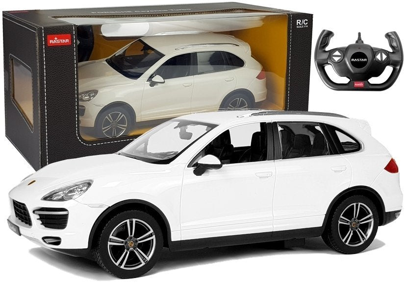 Porsche Cayenne Remote Control Car Rc Rastar White 1:14
