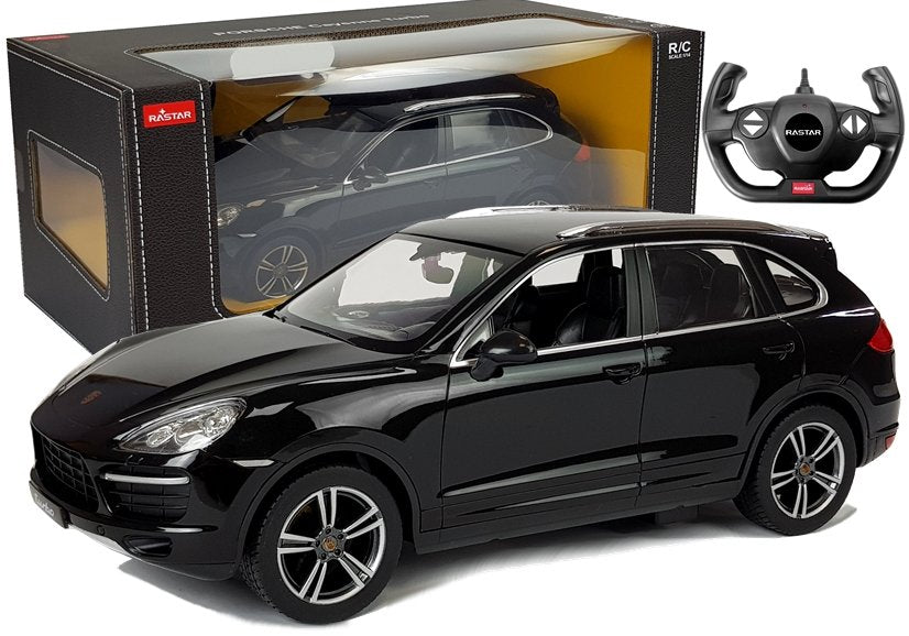Porsche Cayenne Turbo Remote Controlled Rc Rastar Black 1:14