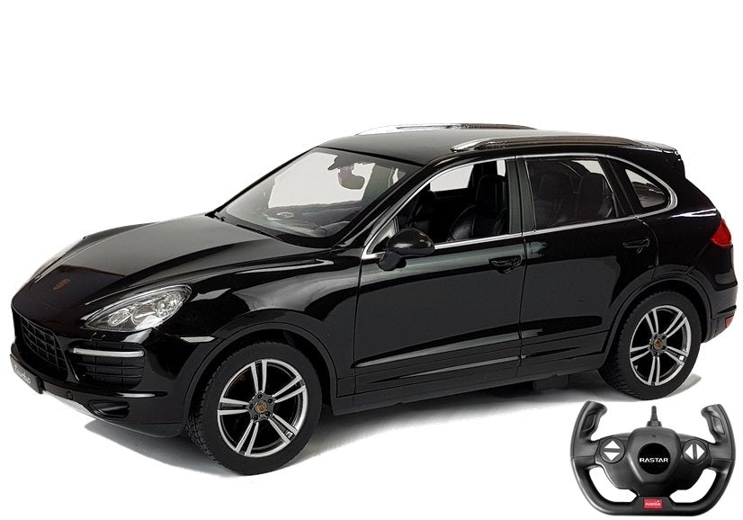 Porsche Cayenne Turbo Remote Controlled Rc Rastar Black 1:14