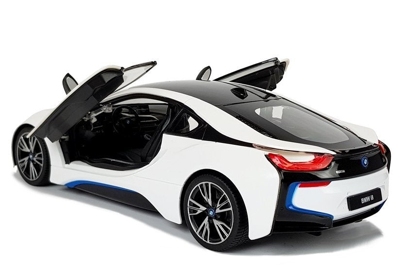 Car R/c Bmw I8 Rastar 1:14 White Automatic Doors