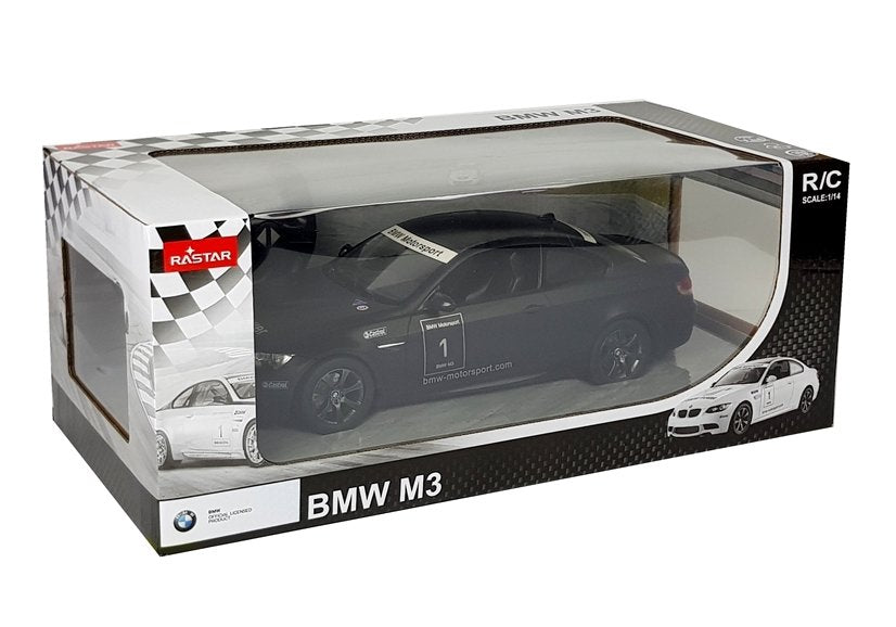 Bmw M3 Спортна кола с дистанционно управление Rc Rastar Черен 1:14
