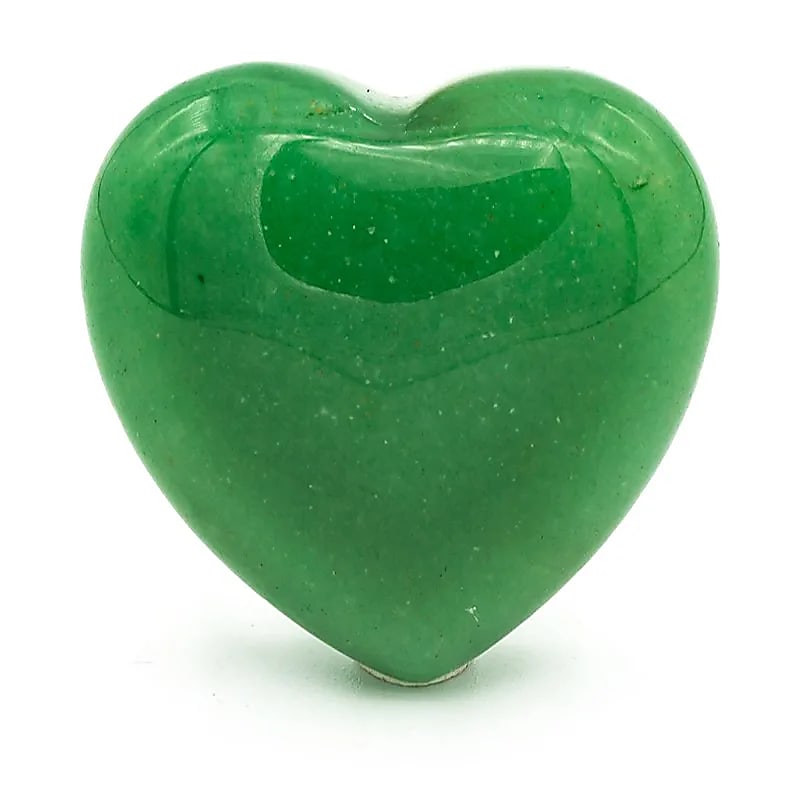 Piedras de preocupación del corazón de aventurina - paquete de 3 piezas - 3,0 cm