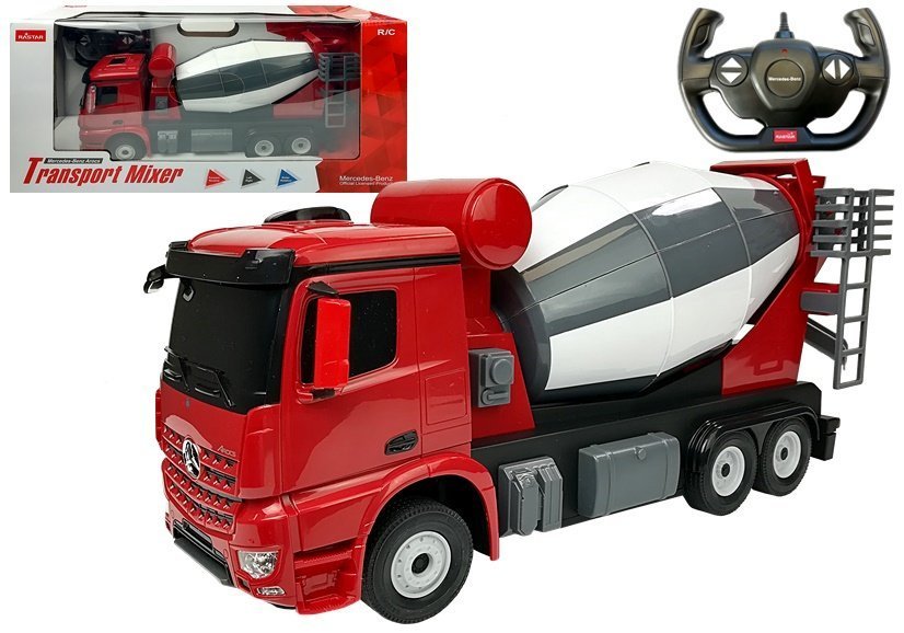 Car R/c Mercedes-benz Arocs Rastar 1:14 Red