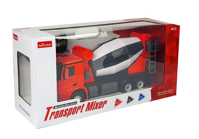 Car R/c Mercedes-benz Arocs Rastar 1:14 Red