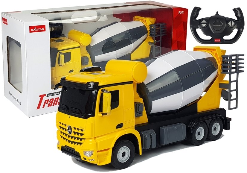 Car R/c Mercedes-benz Arocs Rastar 1:14 Yellow