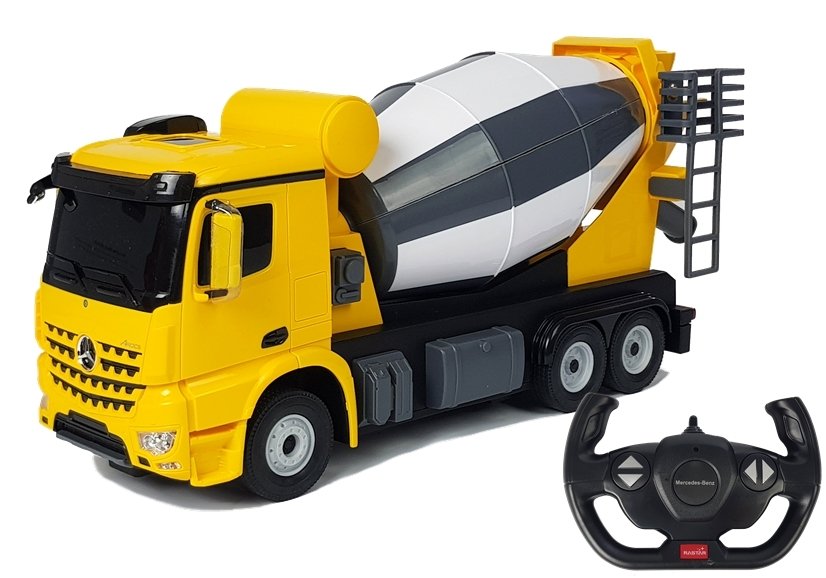 Car R/c Mercedes-benz Arocs Rastar 1:14 Yellow