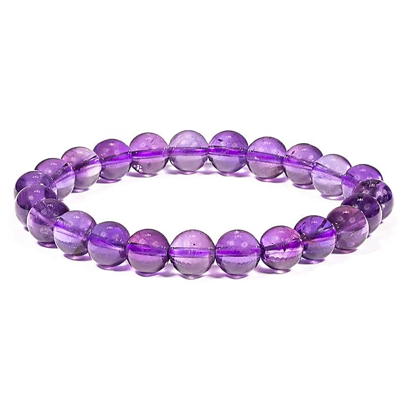 Armbånd Ametyst --pakke med 2 stk - ±6cm