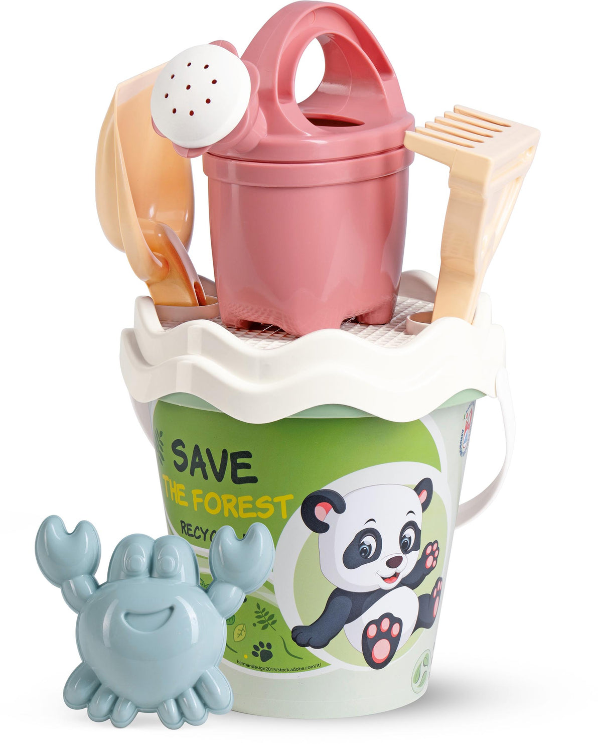 Androni Reciclaje Pastel Arena Set Bosque