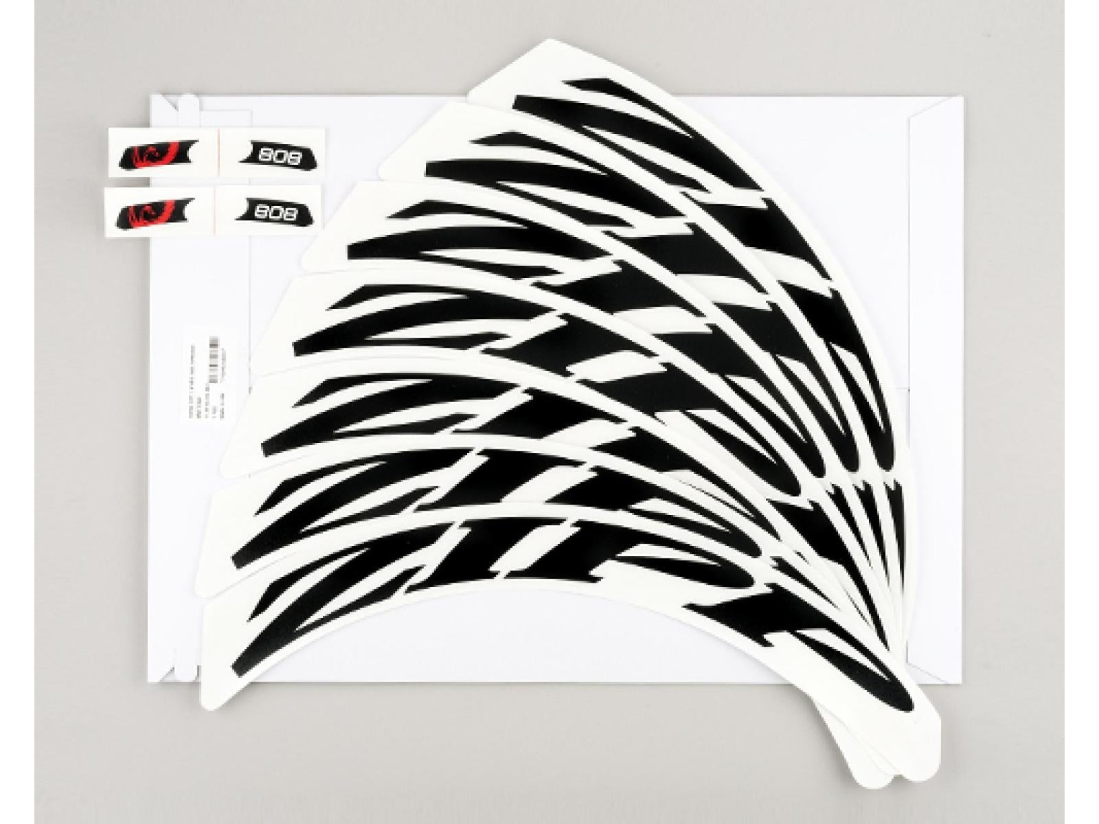 Zipp Wheel Decal Set 808 My14 Black