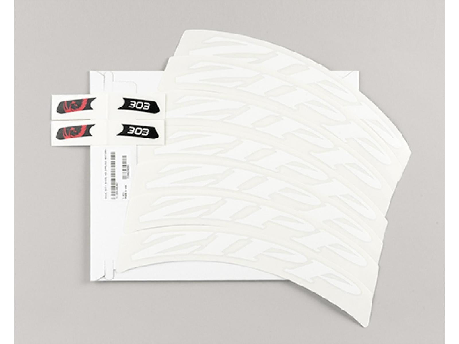 Zipp Wheel Decal Set 303 My14 White
