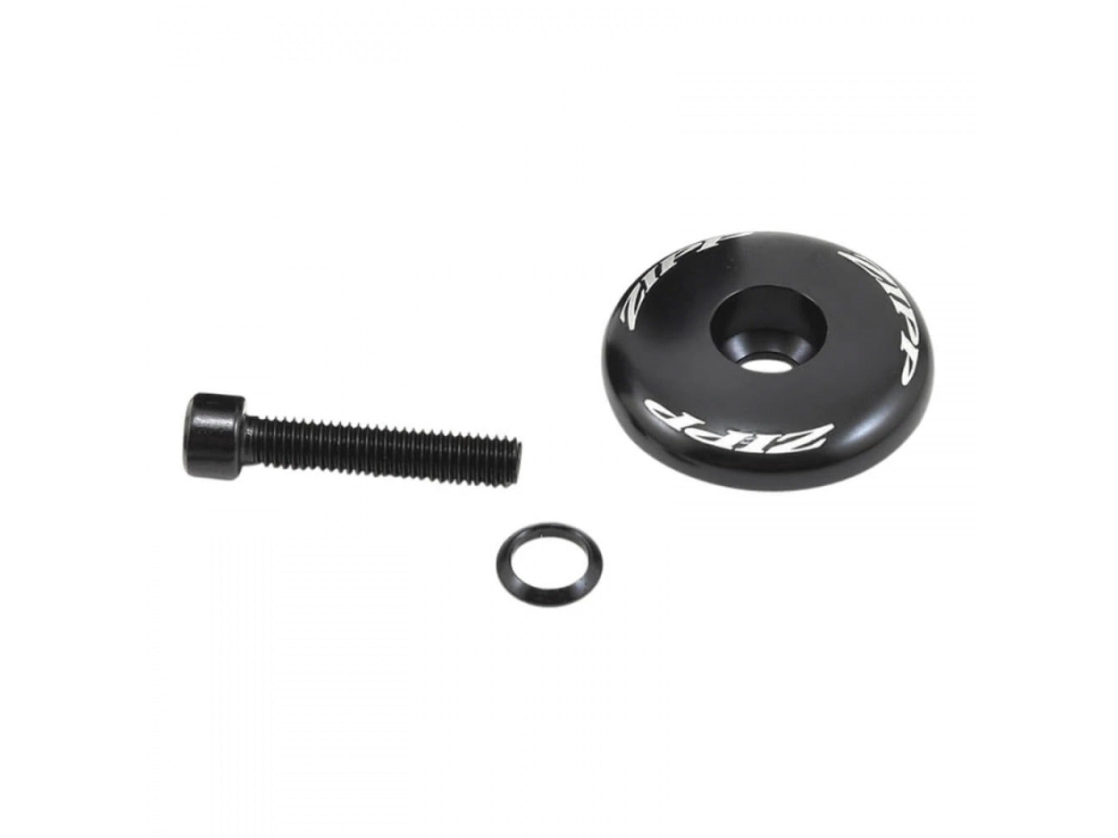 Zipp Stem Top Cap And Alloy Bolt Service Course Sl Polished Black Gloss Black