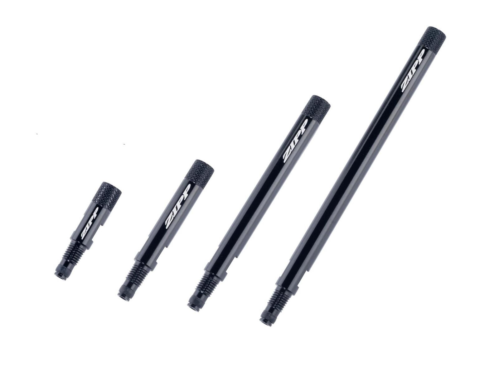 Zipp Tangente Knurled Valve Extender Schwarz