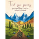 Pohlednice Trust Your Journey.. --balení 10ks - 15x10,5 cm
