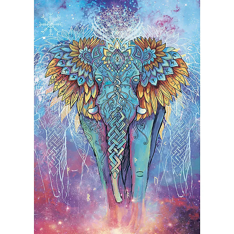 Vykort Elefant - 15x10,5 Cm Paket med 10 st