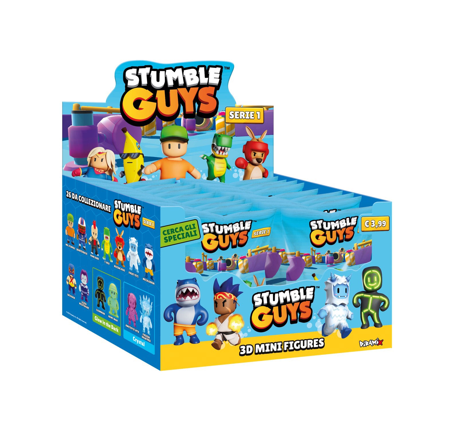 3D mini figurky Stumble Guys