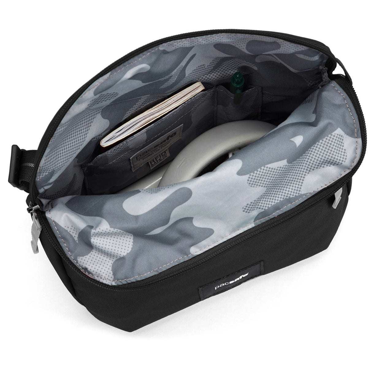 Pacsafe Go Saddle Crossbody Jet Black