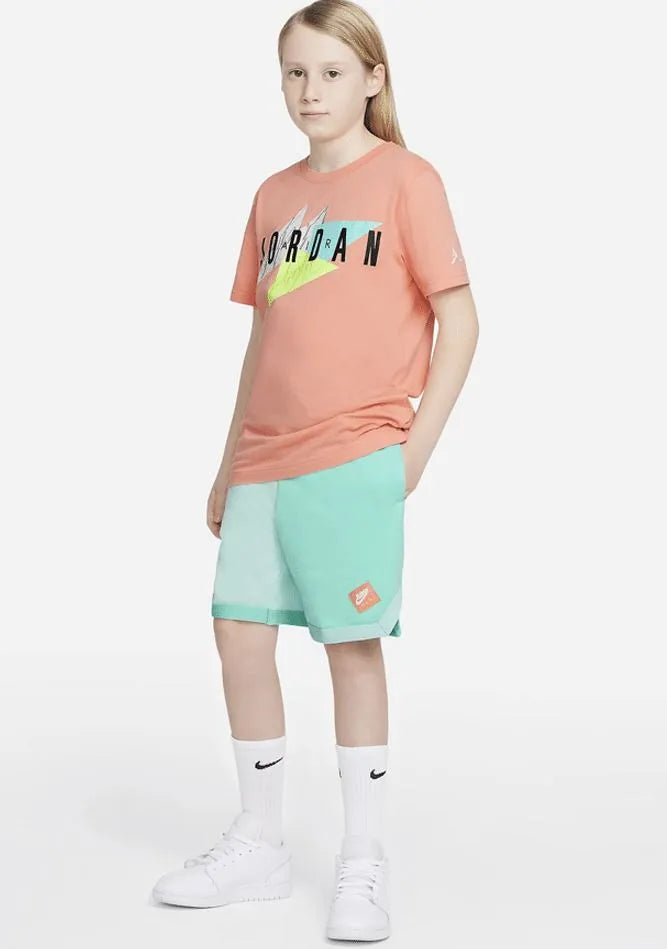 Pantalones cortos nike air jordan jumpman ft short niños verde 147-158