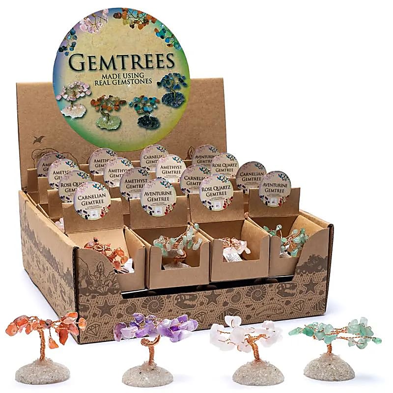 Mini Gemtree Display s 32 ks -- ± 45 cm; ± 20 G Balení 32 ks - ± 4,5 Cm; ± 20 G