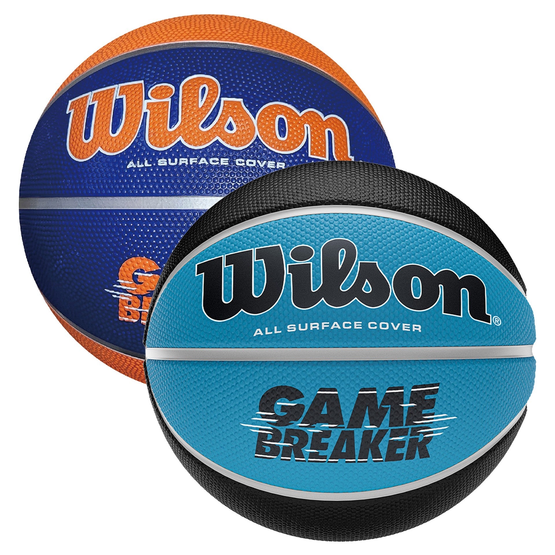 Баскетболна топка Wilson Gamebreaker Azul/Negro