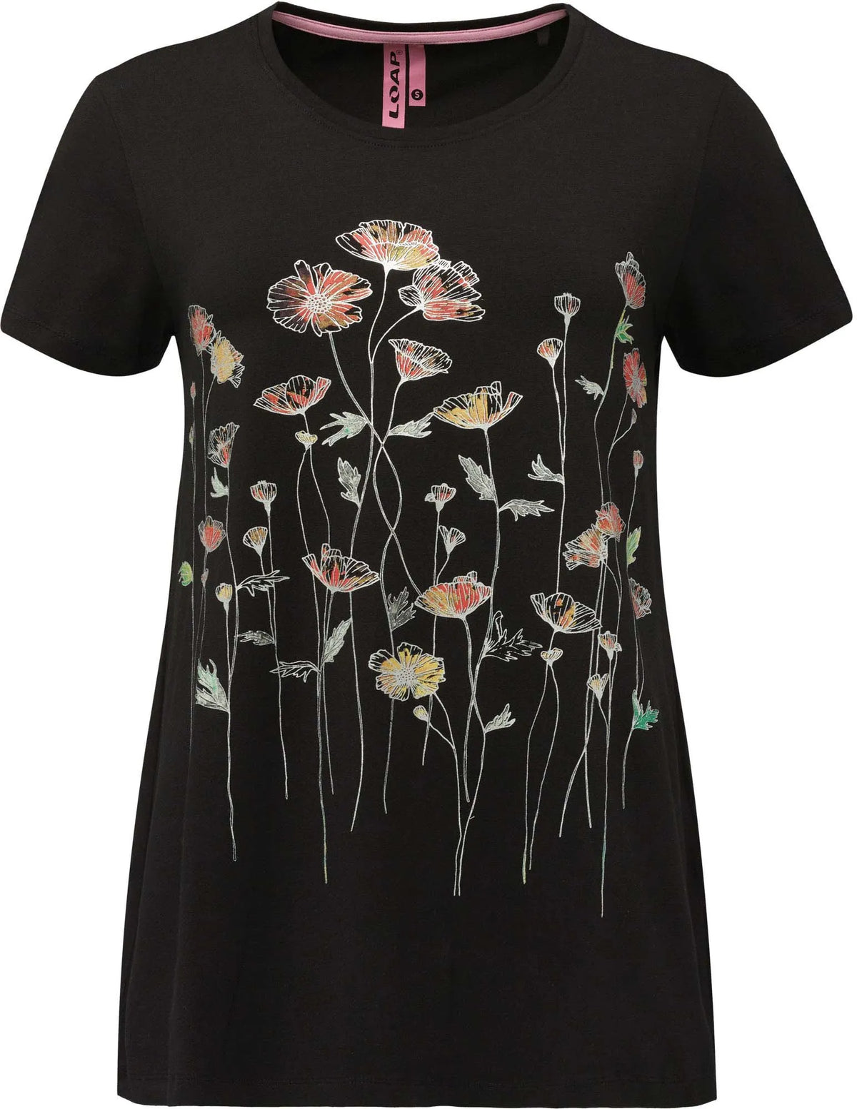 Tricou dama Loap Abonie Negru