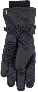 Dámske mäkké rukavice vyhrievané lyžiarske čierne m-l
