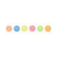 5 Shiny Bouncy Ball Pack Multicolor 32 Cm