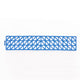 Confezione da 5 piastrelle laterali Softee in PVC blu -femmina-
