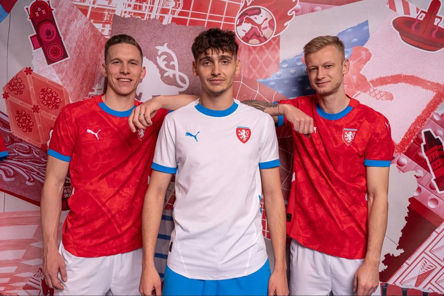 Koszulka reprezentacji narodowej Puma Czech Home Jersey czerwona
