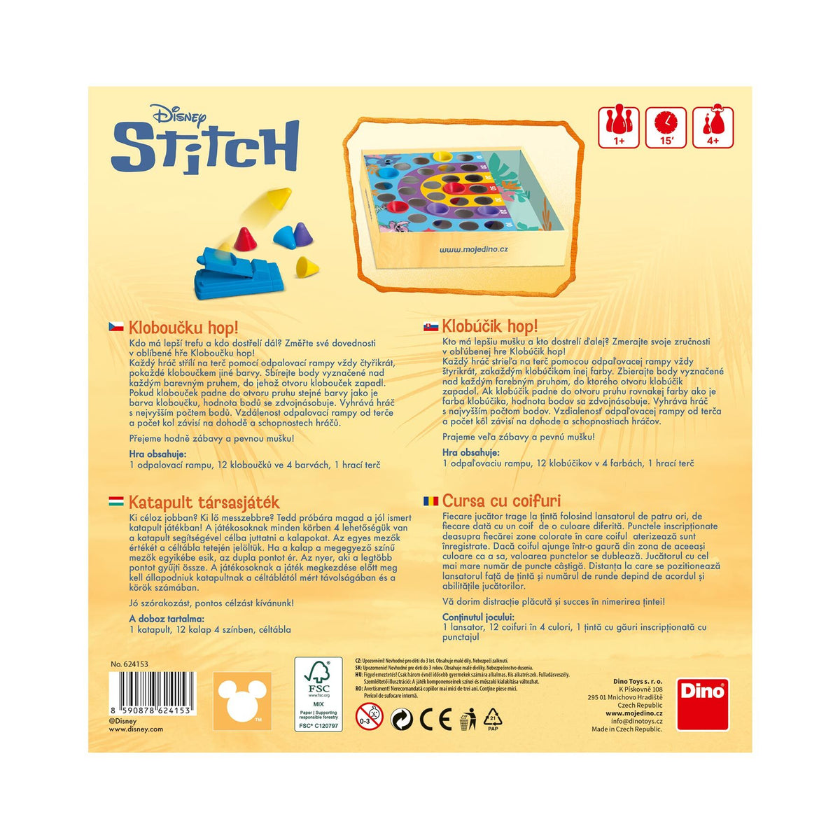 Hat Hop – Stitch And Angel Children's Game