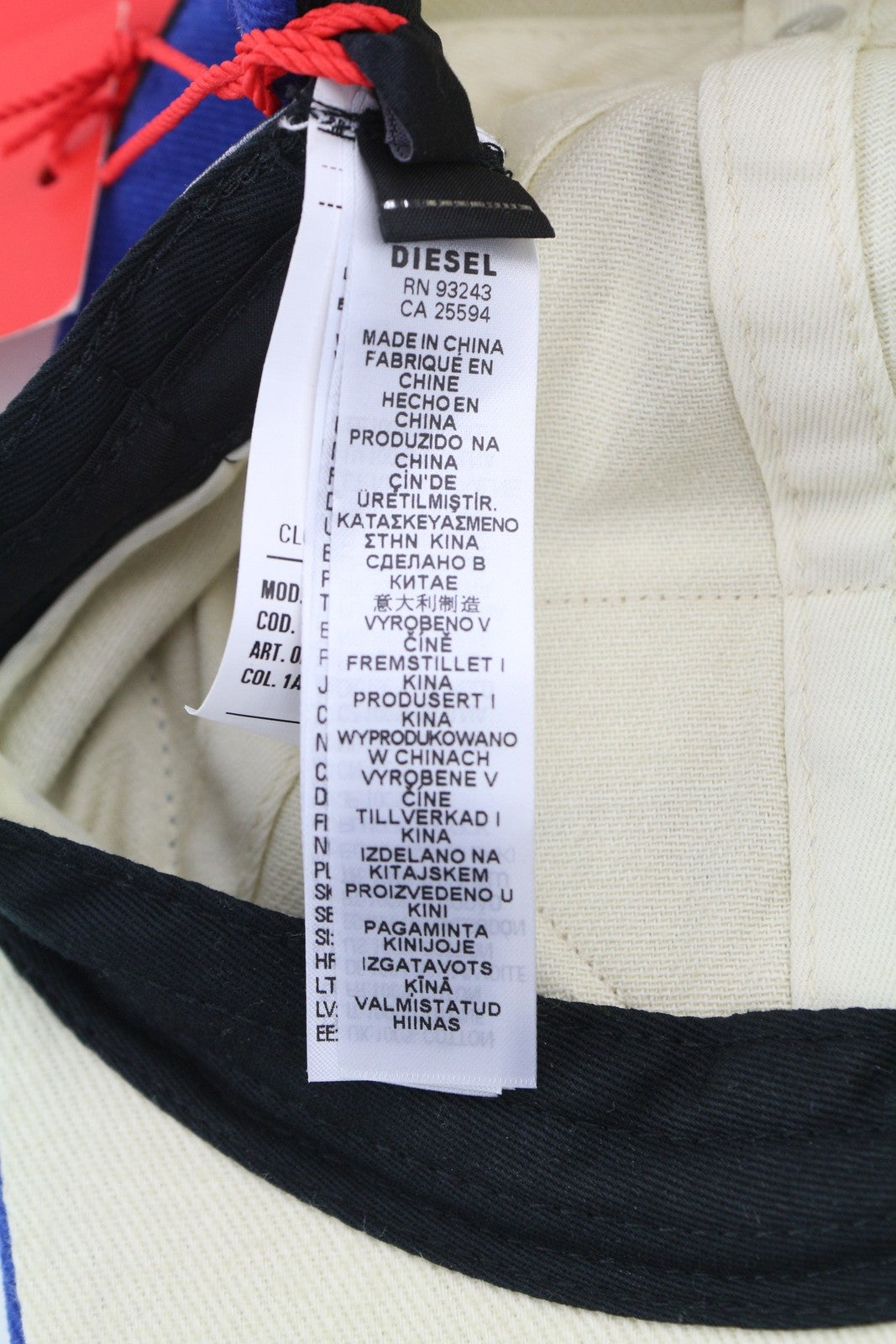 Pánska čiapka Diesel C-pavel Jednoveľkosť Baseball Bavlna Power Station výšivka