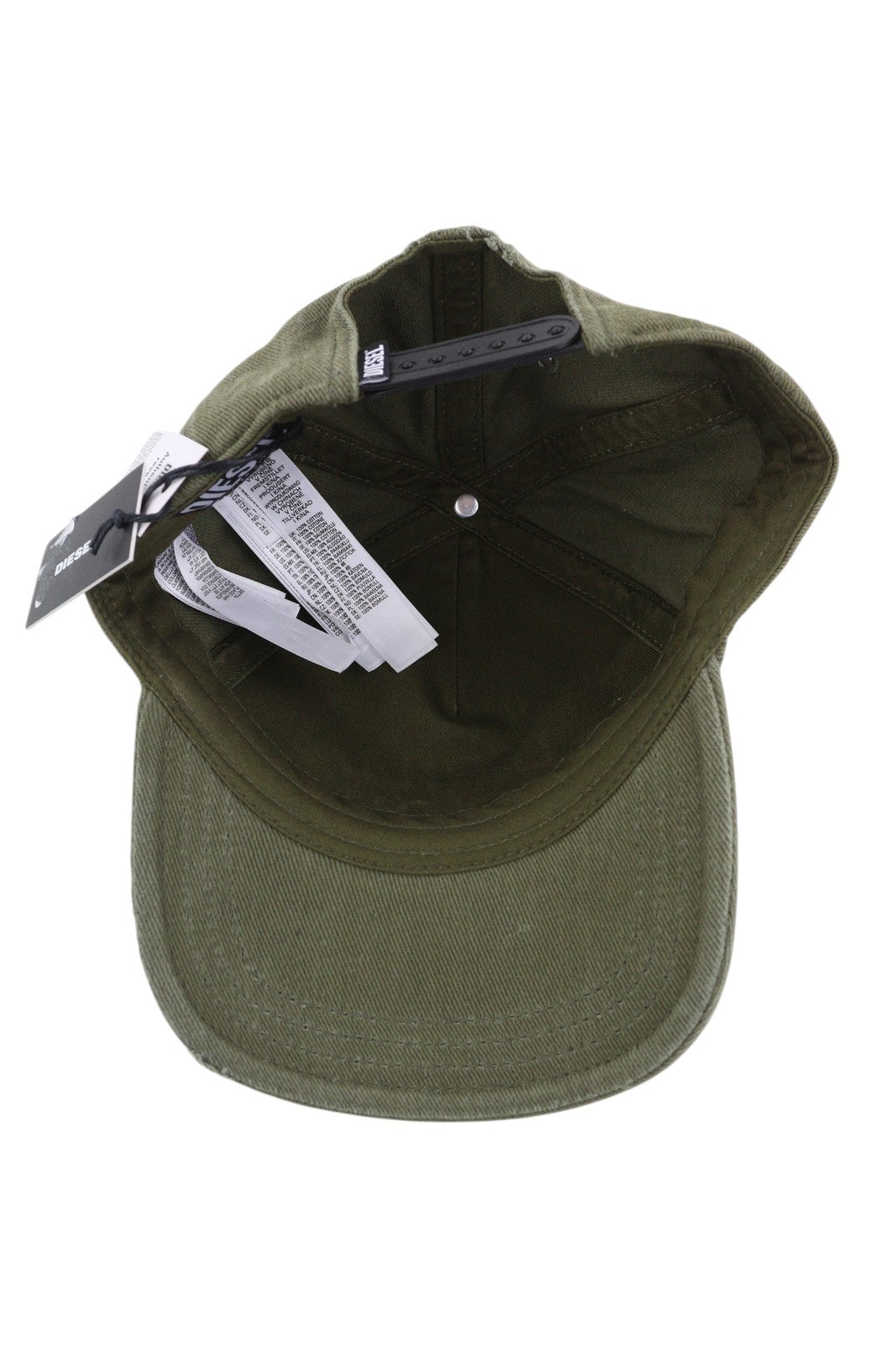 Diesel C-stone pánska šiltovka jednej veľkosti baseball D-rill Usion zelené logo bavlna