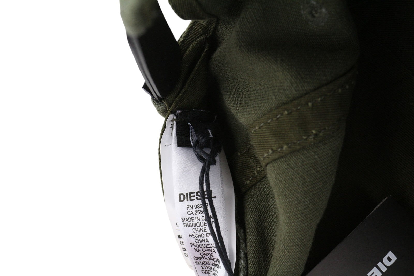 Diesel C-stone pánska šiltovka jednoveľkosti Baseball D-rill Usion Logo zelené bavlny