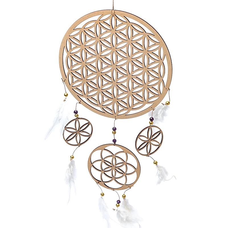Dreamcatcher Flower Of Life - ± 54x21
