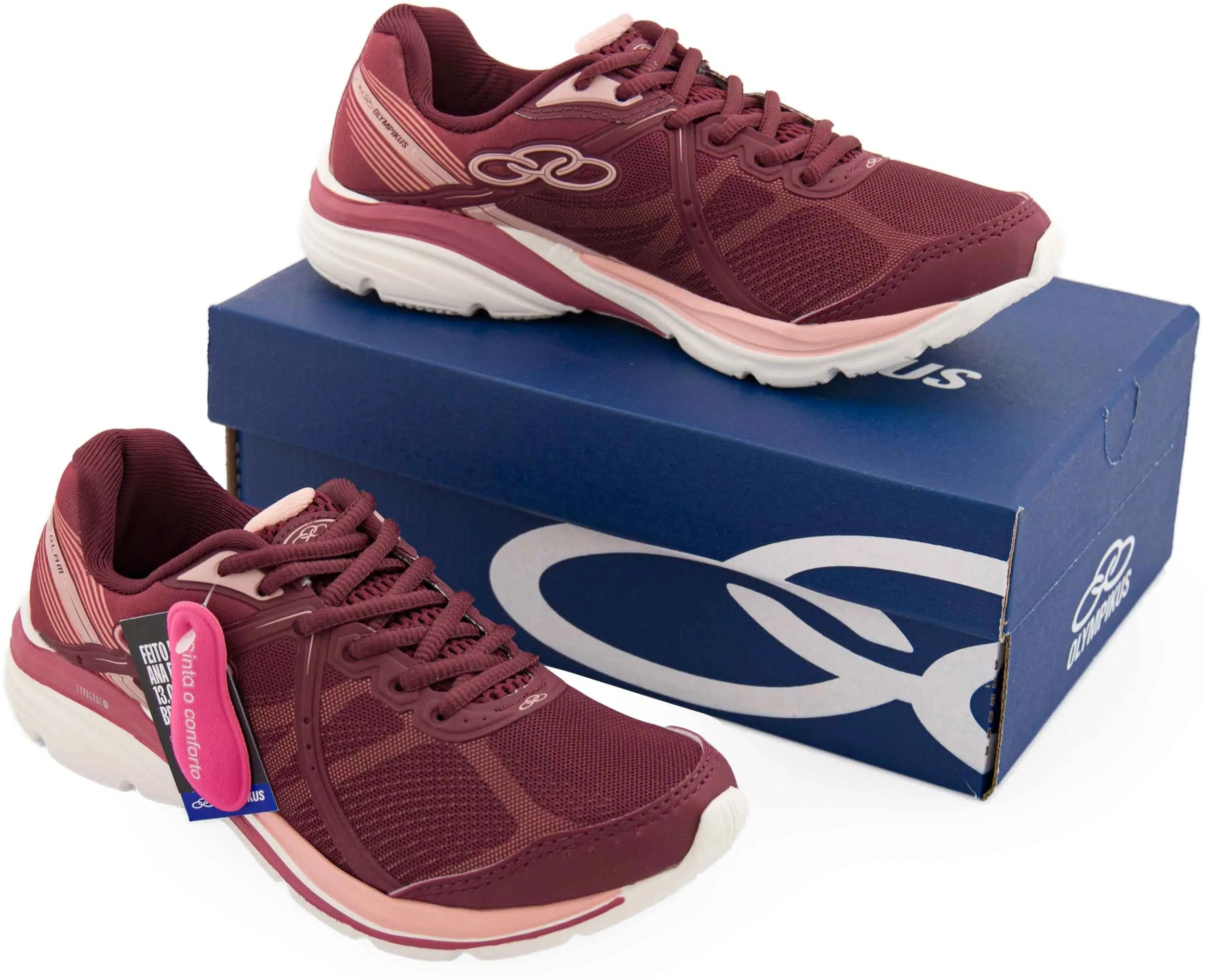 Zapatos Mujer Olympikus Glam Rojo