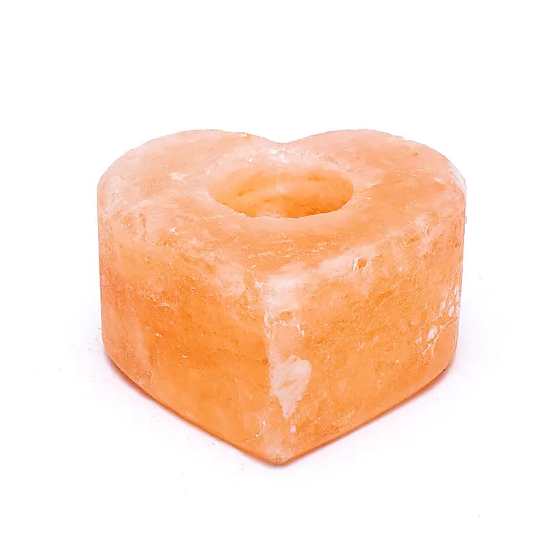 Suport Ceainic Crystal Salt Inimă - 800g Set 2 Buc