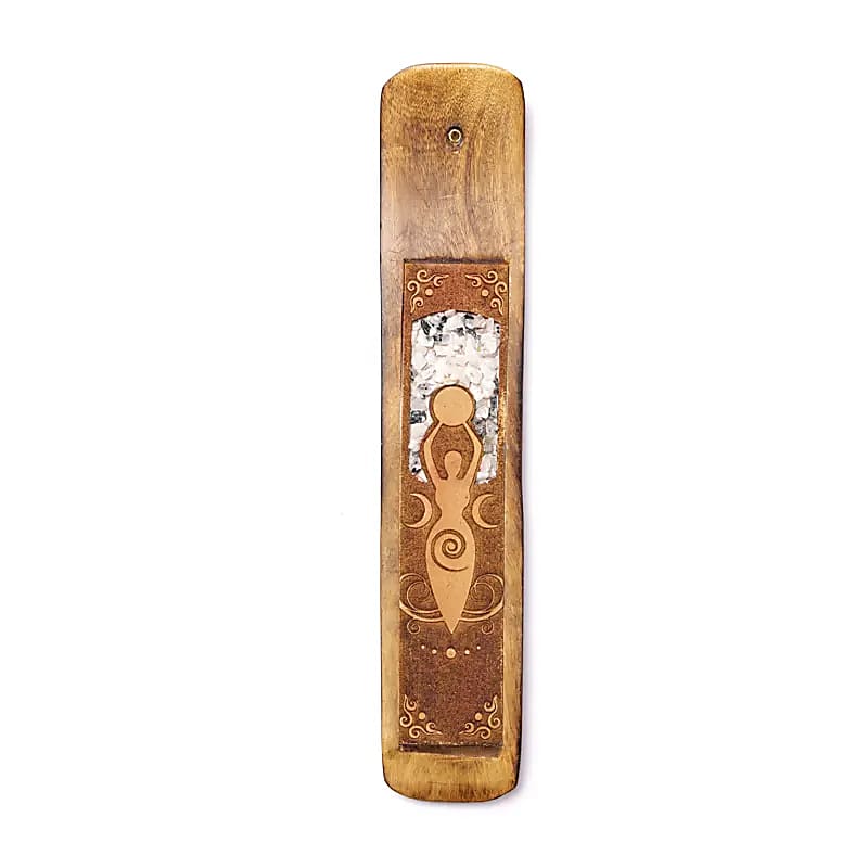 Füstölőtartó Holdistennő Holdkő -- 2 db-os készlet - ±15,5x5cm