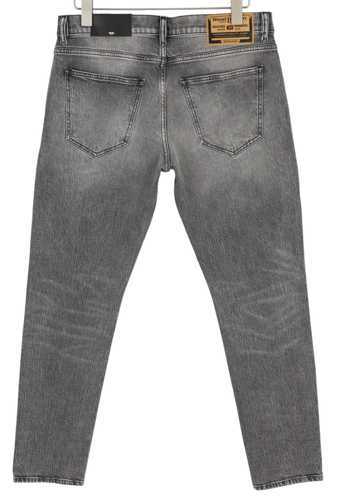 Diesel 2019 D-strukt R09ka Pánske Jeansgrey Washed Slim Fit Zip Rrp225