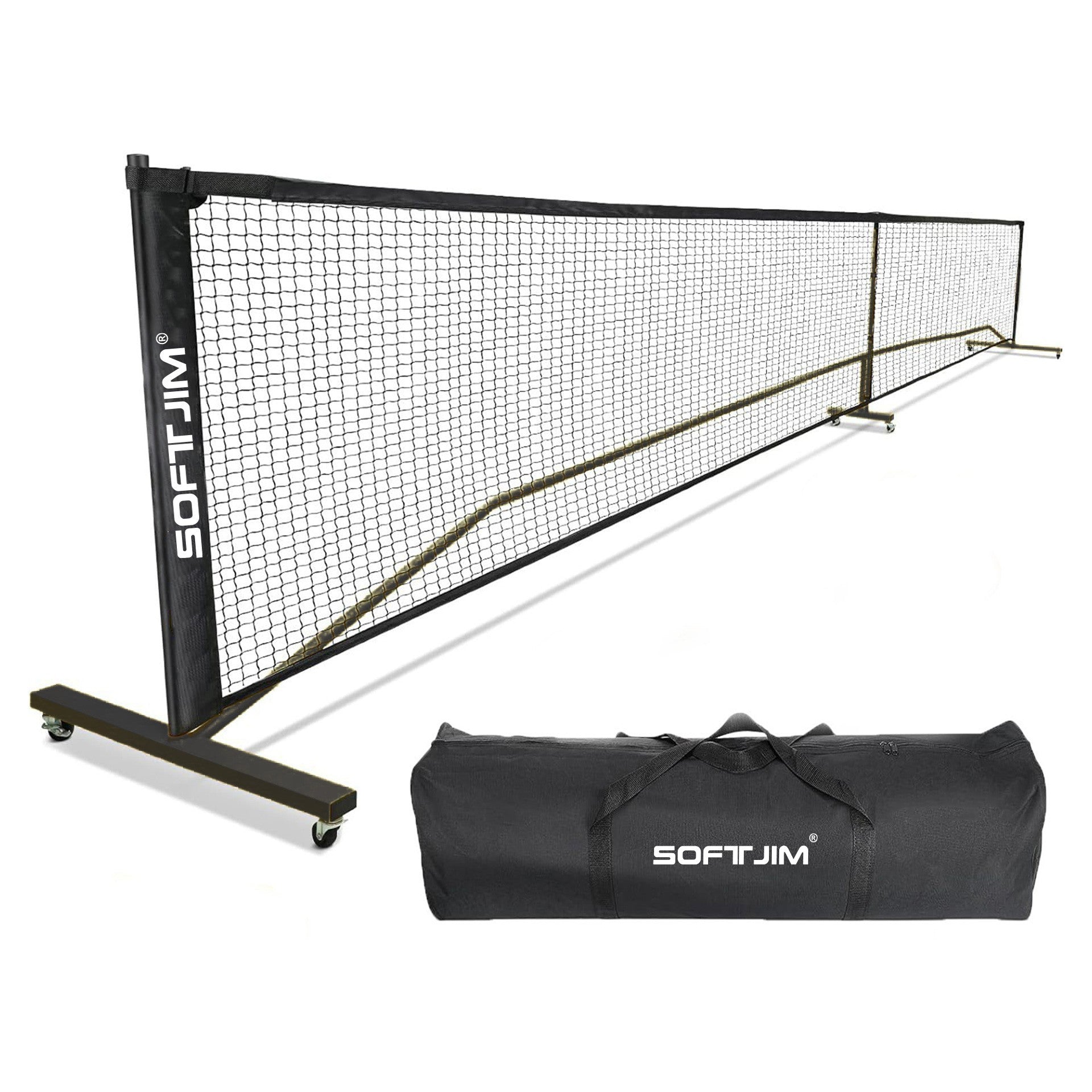 Net Pickleball Softjim With Wheels