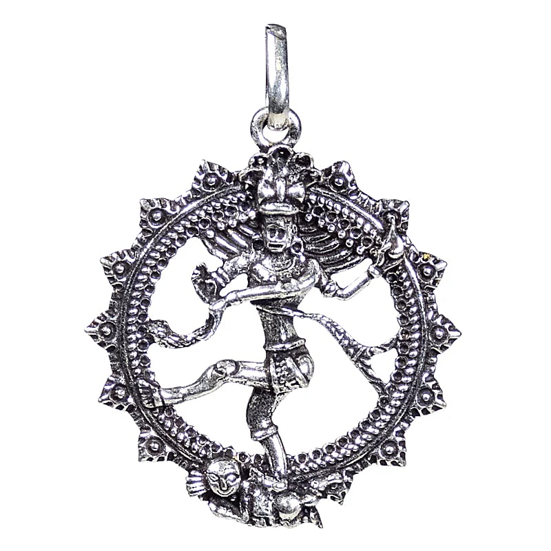 Colgante Shiva Color Plata - 4,5 Cm