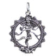 Pendentif Shiva Couleur Argent - 4,5 Cm